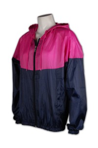 J314 design school windbreaker jackets, team jacket design hong kong, screen print logo windbreaker jacket
